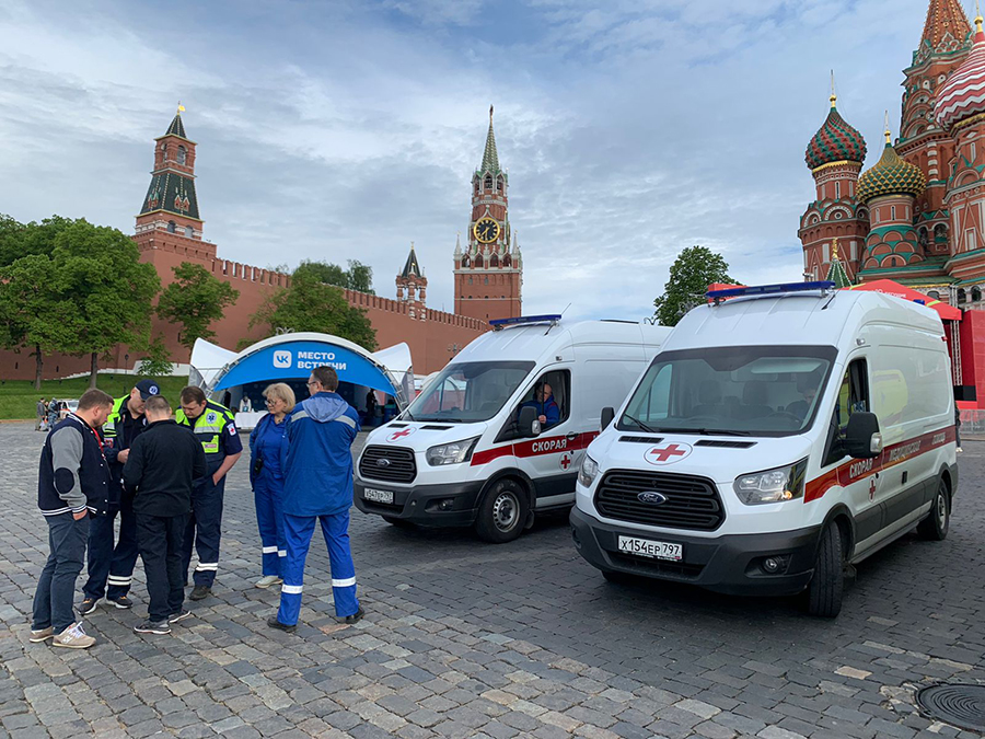Дежурство скорой помощи на спортивном мероприятии (Москва и Московская область)