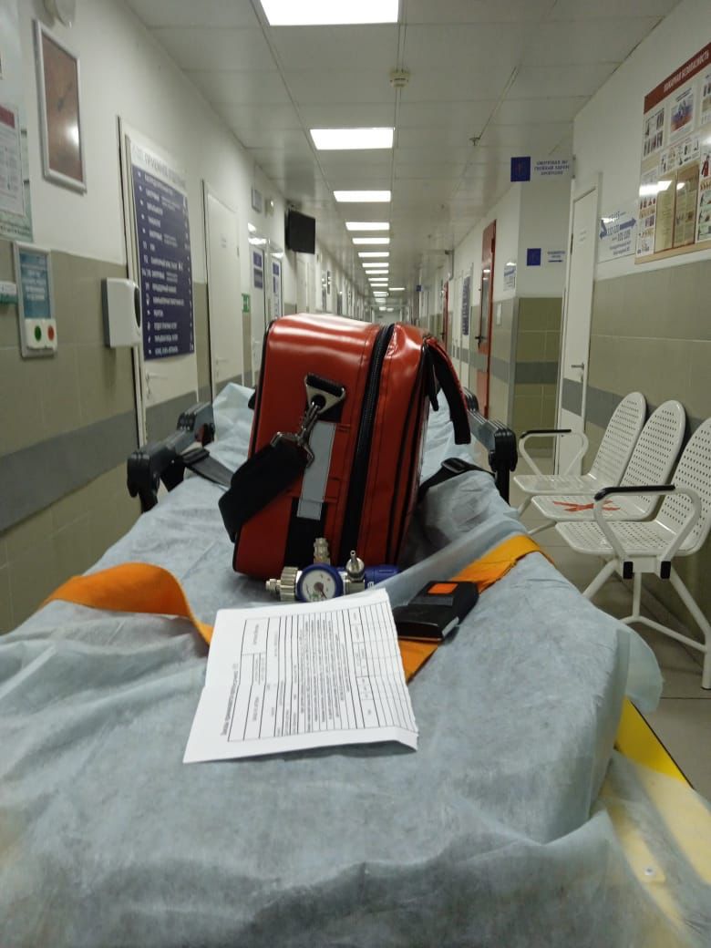 Транспортировка пациента из ГКБ15 в госпиталь Вишневского на реабилитацию после Сovid-19. 6